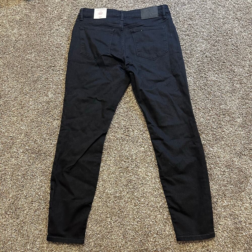 LUCKY BRAND Women's Low Rise Lizzie Skinny Size 14/32R In Clean Black - Picture 5 of 15